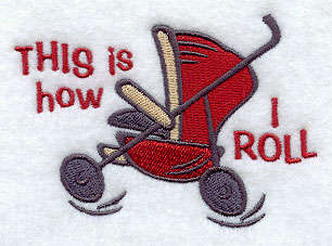 "This is how I roll" Spoegdoekie